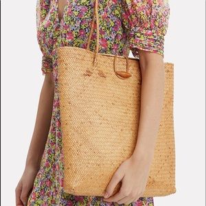 NWOT Faithfull the brand Ingrid straw tote bag